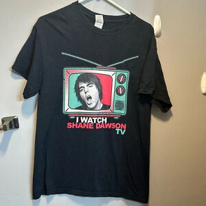 BUNDLE: vintage shane dawson youtuber tv shirt black size med & soft shell book